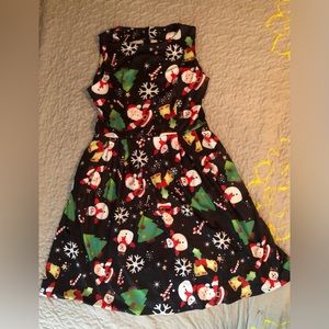 Christmas Sleeveless Dress Size L